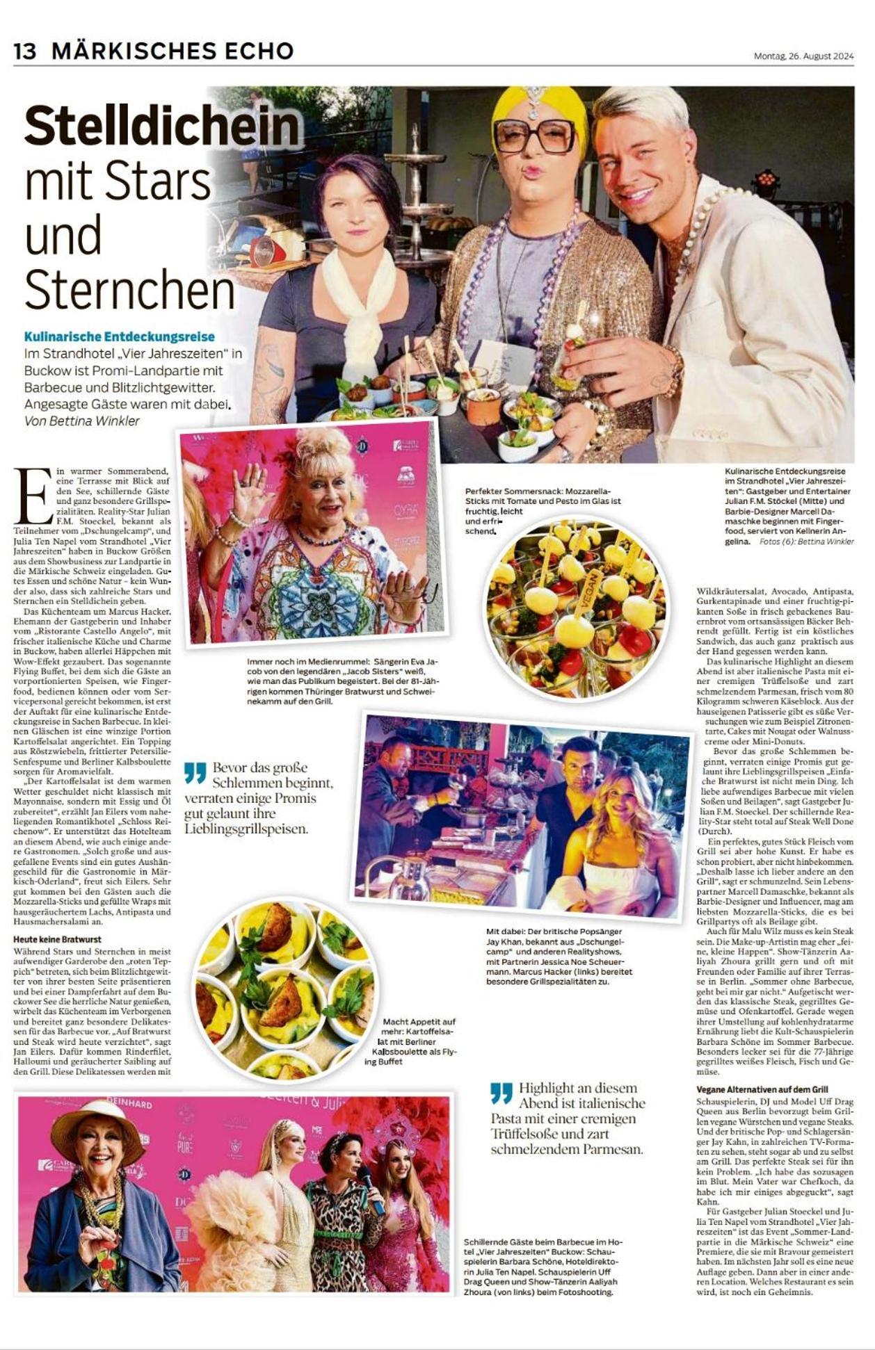 Strandhotel Vier Jahreszeiten บุคโคว์ ภายนอก รูปภาพ